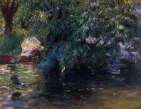 Reproductions of John Singer Sargenti's art A Backwater Calcot